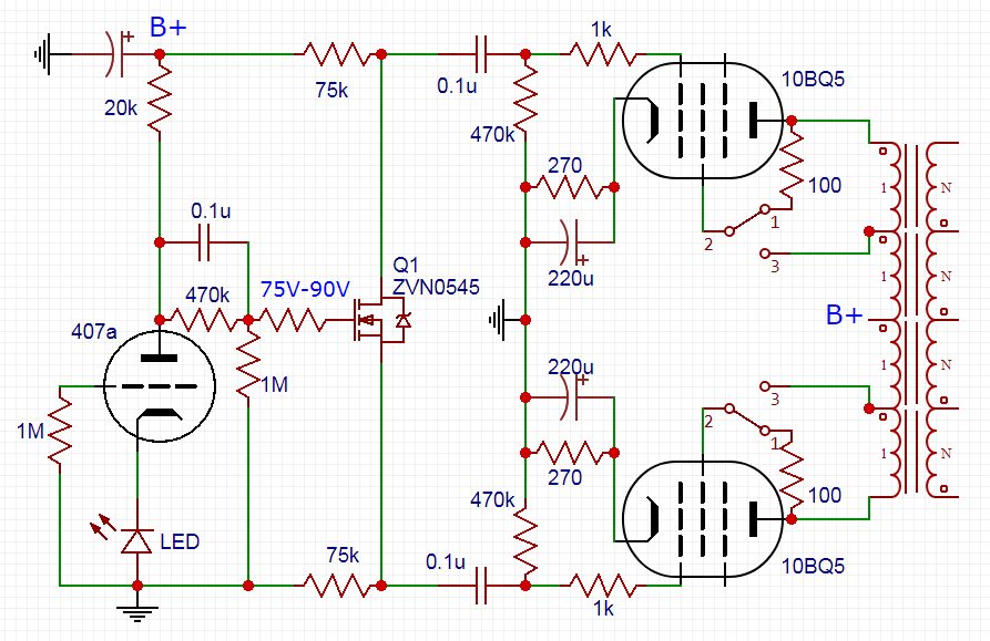 mosfet concertina pp